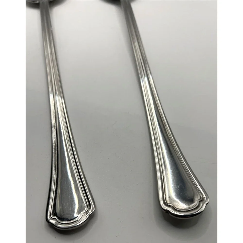 2 PIECE SERVING SET Reed & Barton Stainless (Arlington Newton?) Great Shape!